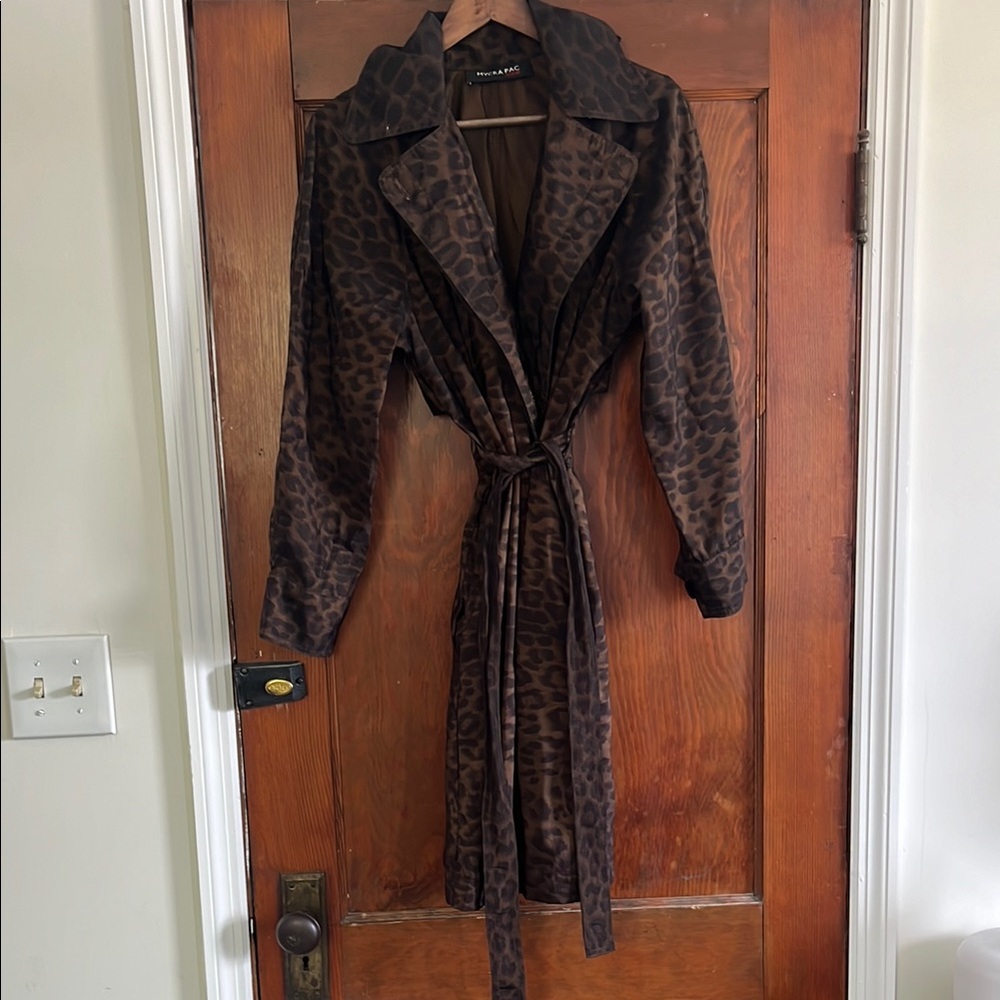Mycra Pac Leopard Print Raincoat